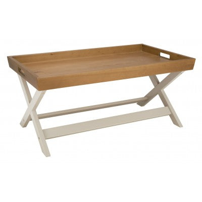 Assembled Bournemouth Tray Coffee Table - Dark Grey